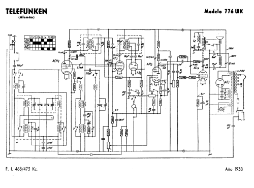 Gross-Super 776WK T776WK; Telefunken (ID = 3155077) Radio