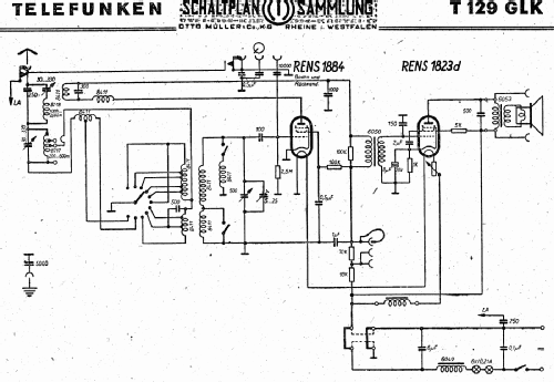 Heimklang 129GLK ; Telefunken (ID = 2883013) Radio