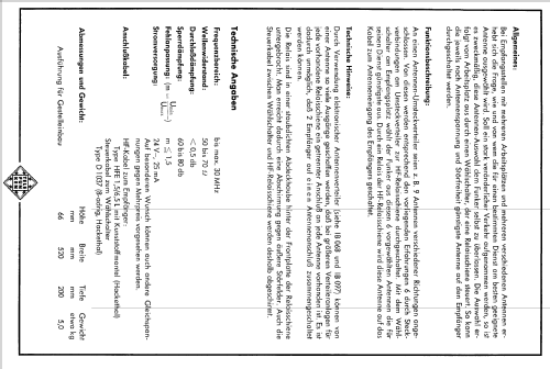 HF-Relaisschiene Rs 356/1; Telefunken (ID = 1357893) Misc