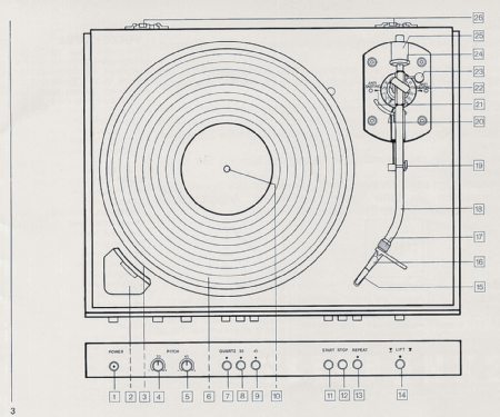 HiFi Stereo Turntable STS1; Telefunken (ID = 1893170) R-Player