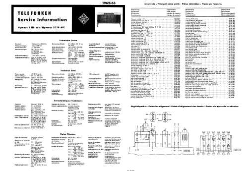 Hymnus 5328 MX HiFi Stereo; Telefunken (ID = 1110866) Radio