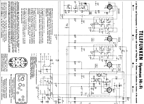 Hymnus Hi-Fi ; Telefunken (ID = 174737) Radio