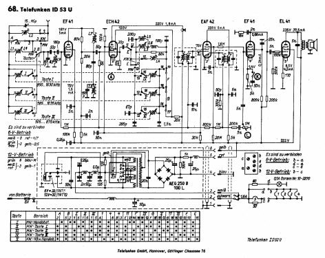 ID53U/S; Telefunken (ID = 666252) Car Radio