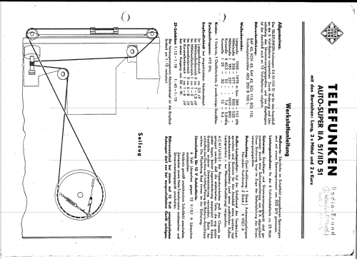 Autosuper IIA51 M, O; Telefunken (ID = 1969364) Car Radio