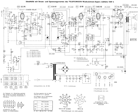 Jubilate 1351L ; Telefunken (ID = 101961) Radio