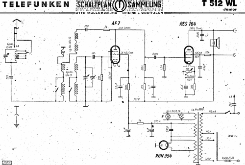 Junior 512WL ; Telefunken (ID = 2889027) Radio