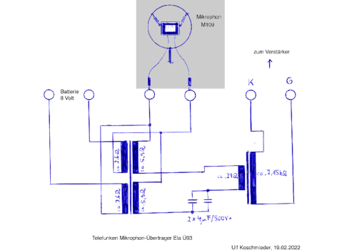 Mikrofon-Übertrager Ela Ü93; Telefunken (ID = 2736422) Misc