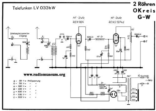 Gemeinschafts-Antennenverstärker LV033bW; Telefunken (ID = 37541) RF-Ampl.