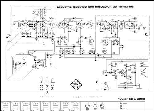 Lyra BTL-32110; Telefunken (ID = 2070554) Radio