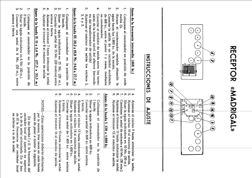 Madrigal U-1375; Telefunken (ID = 2066639) Radio