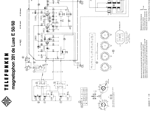 Magnetophon 201 de luxe; Telefunken (ID = 1979059) R-Player