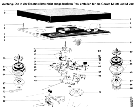 Magnetophon 201 M-201; Telefunken (ID = 1713184) Enrég.-R