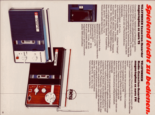 magnetophon cc-nova TS; Telefunken (ID = 2086937) Enrég.-R