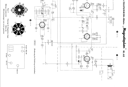 Magnetophon KL65; Telefunken (ID = 374524) R-Player