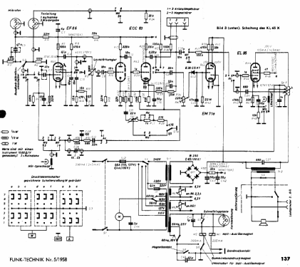 Magnetophon KL65KX; Telefunken (ID = 2178667) R-Player