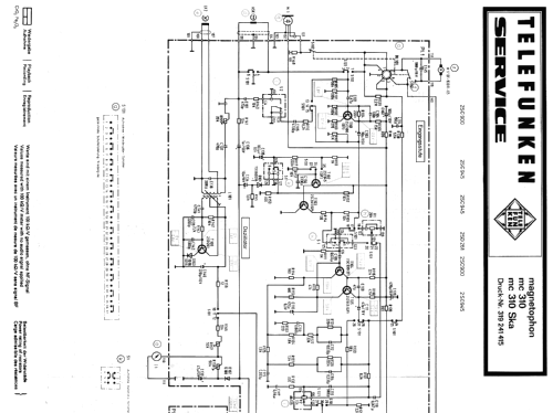 Magnetophon MC 300Ska; Telefunken (ID = 1856650) R-Player