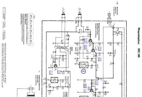 Magnetophon MC100; Telefunken (ID = 534603) R-Player