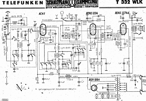 Meistersuper 332WLK ; Telefunken (ID = 2886778) Radio