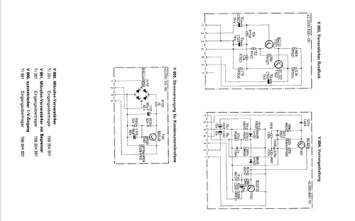 Mischverstärker V 660; Telefunken (ID = 613515) Ampl/Mixer