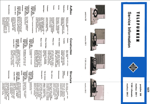 Musikus 208V; Telefunken (ID = 683423) R-Player