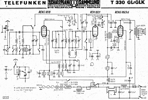 Nauen 330GLK ; Telefunken (ID = 2890891) Radio