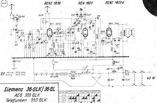 Nauen 330GLK ; Telefunken (ID = 2994360) Radio