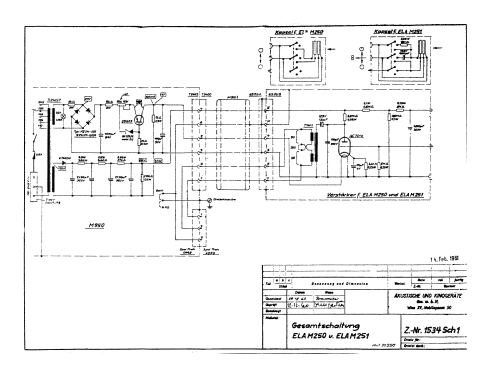 Netzanschlußgerät Ela M950; Telefunken (ID = 1481375) Power-S