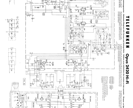 Opus 2420 Hi-Fi Stereo ; Telefunken (ID = 2649258) Radio