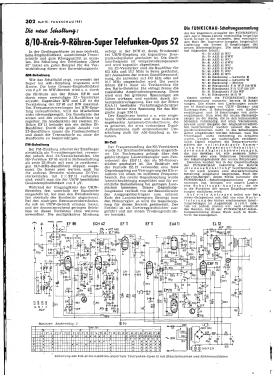 Opus 52W; Telefunken (ID = 2739316) Radio