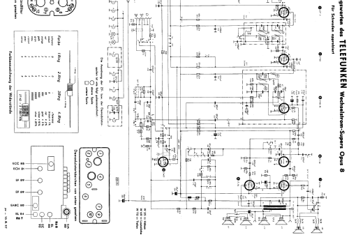 Opus 8 ; Telefunken (ID = 28817) Radio