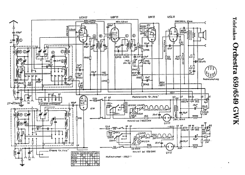 Orchestra 659GWK; Telefunken (ID = 1935687) Radio