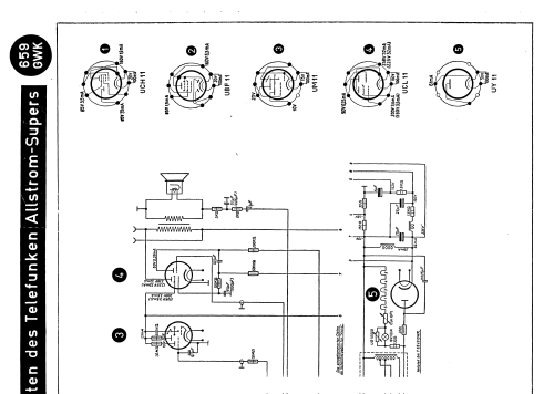 Orchestra 659GWK; Telefunken (ID = 1935838) Radio