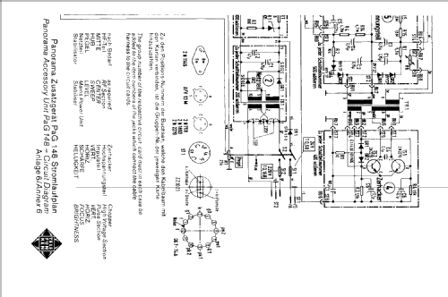 Panorama-Zusatzgerät PaG 148 - PaG 148/2; Telefunken (ID = 821853) Military