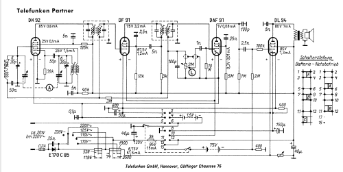 Partner 1953; Telefunken (ID = 1919673) Radio