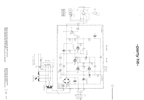 Party Hit E.-Nr. 333 053 301; Telefunken (ID = 131937) R-Player