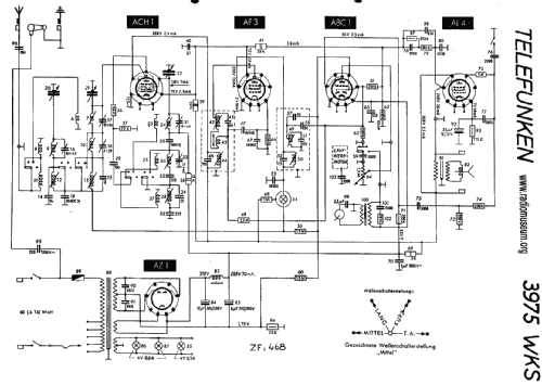 Phono-Super 3975WKS ; Telefunken (ID = 21102) Radio