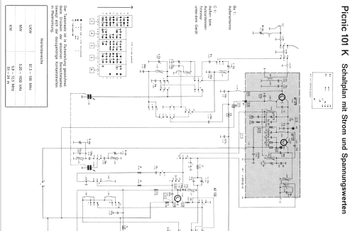 Picnic 101K; Telefunken (ID = 1277691) Radio