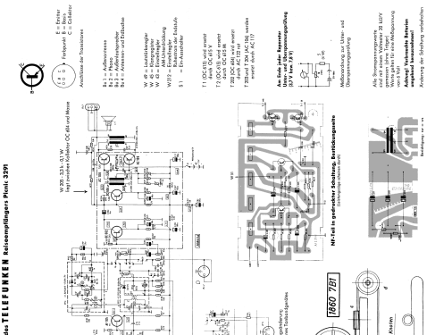 Picnic 3291; Telefunken (ID = 1903758) Radio