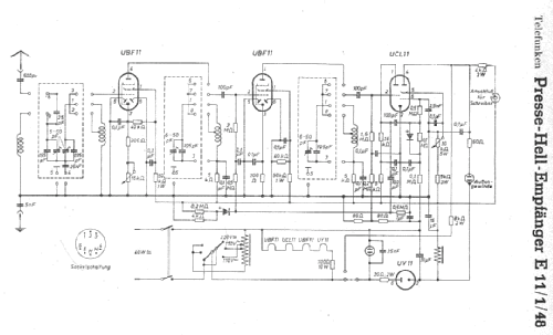 Presse-Hell-Emp E11-1-48; Telefunken (ID = 7526) Commercial Re