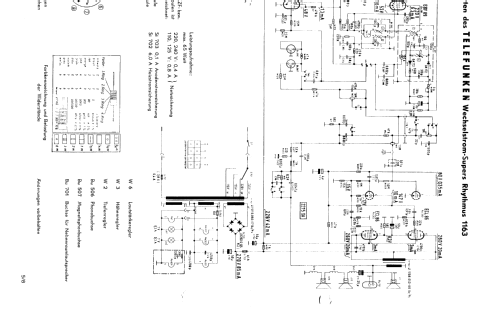 Rhythmus 1163; Telefunken (ID = 60881) Radio