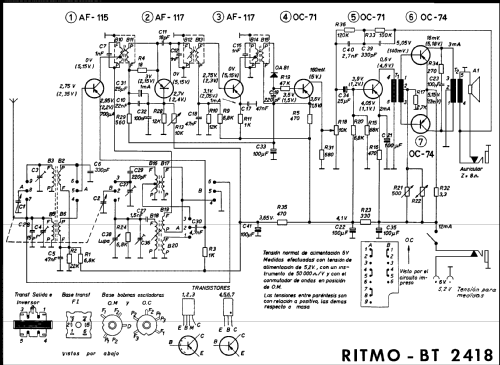 Ritmo BT-2418; Telefunken (ID = 2070575) Radio