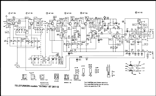 Ritmo FM-AM BT.261-12; Telefunken (ID = 1741605) Radio