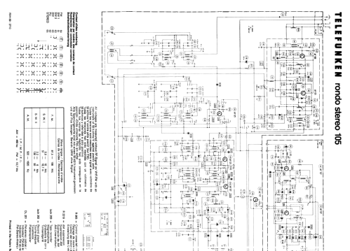 Rondo Stereo 105; Telefunken (ID = 1668772) Radio