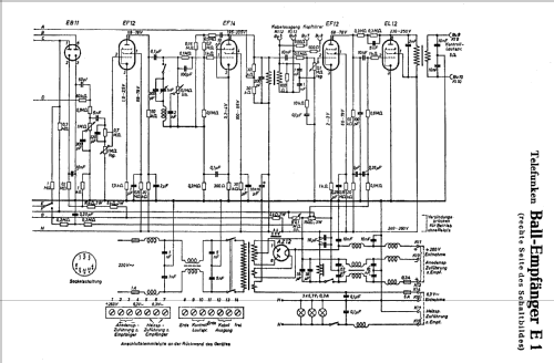 Rundfunk-Ballempfänger Ball E-1; Telefunken (ID = 105535) Commercial Re