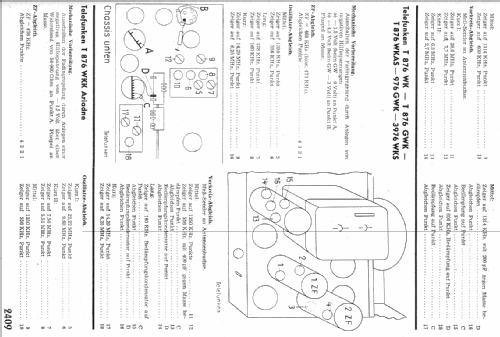 Sessel-Phonosuper 876WKAS ; Telefunken (ID = 11950) Radio