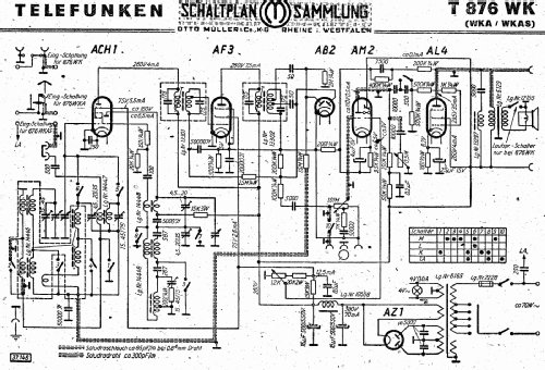 Sessel-Phonosuper 876WKAS ; Telefunken (ID = 2891760) Radio