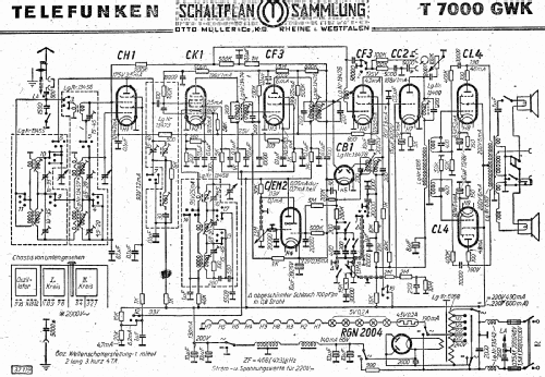 Spitzensuper 7000GWK ; Telefunken (ID = 2879241) Radio