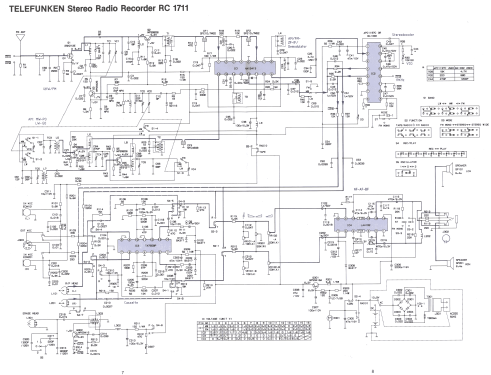 Stereo Radio Recorder RC-711; Telefunken (ID = 2759131) Radio