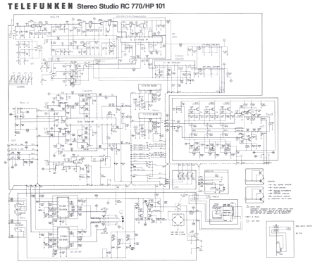 Stereo Studio RC 770 E-Nr. 501 475 622; Telefunken (ID = 2758340) Radio