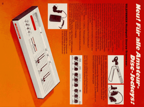 stereo tricmixer ; Telefunken (ID = 2087246) Misc